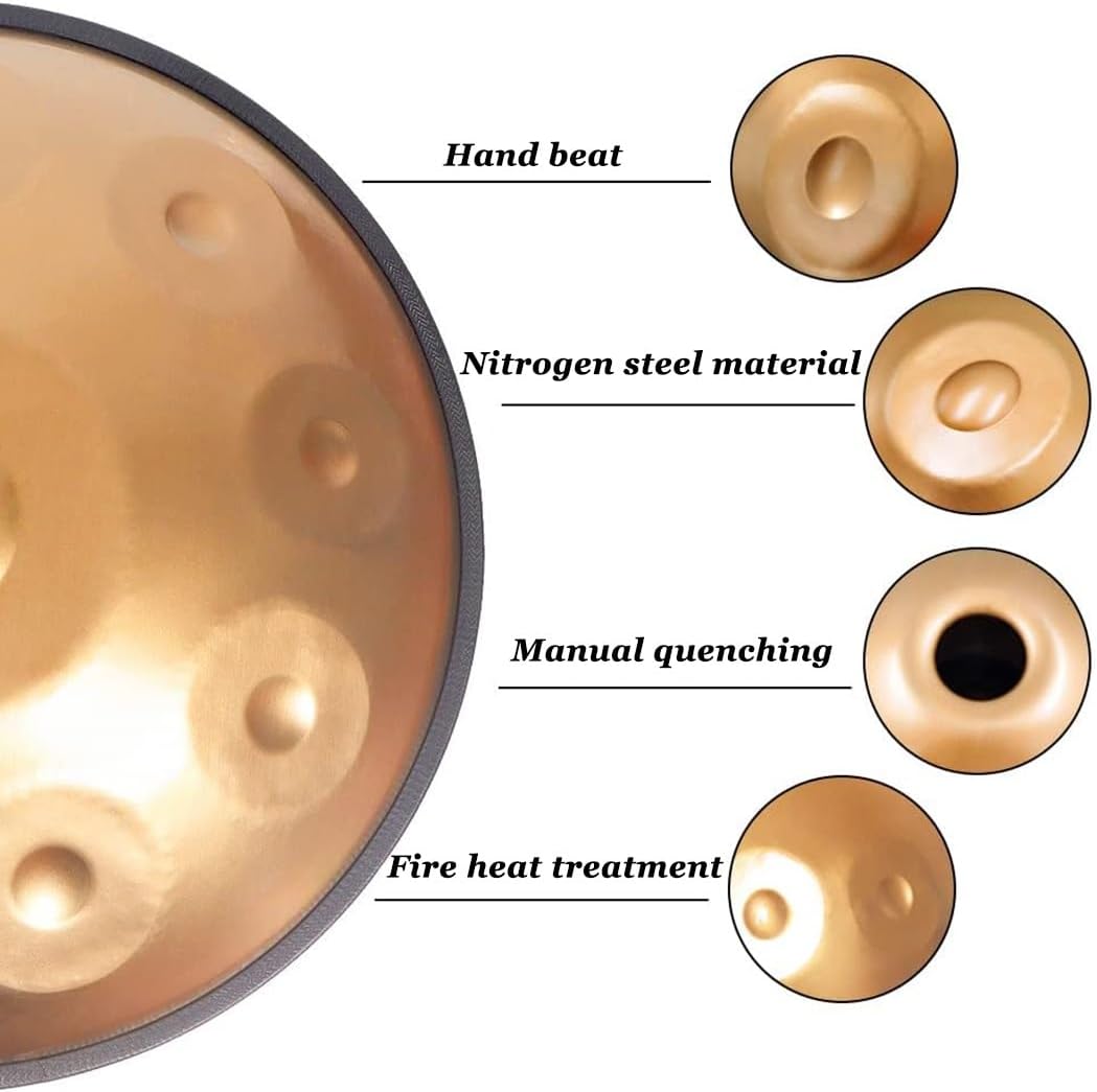22インチハンドパンドラム、9/10/12音ハンドパンドラム、432/440Hz