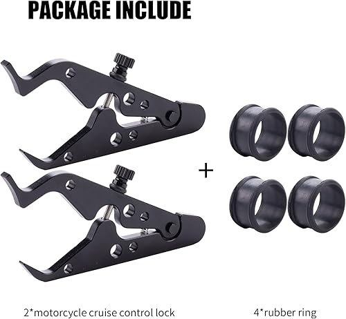 Miniatura 4 de Control de crucero de motocicleta, bloqueo de acelerador de motocicleta, abrazadera de bloqueo de agarre de mano ligera universal, muñeca de