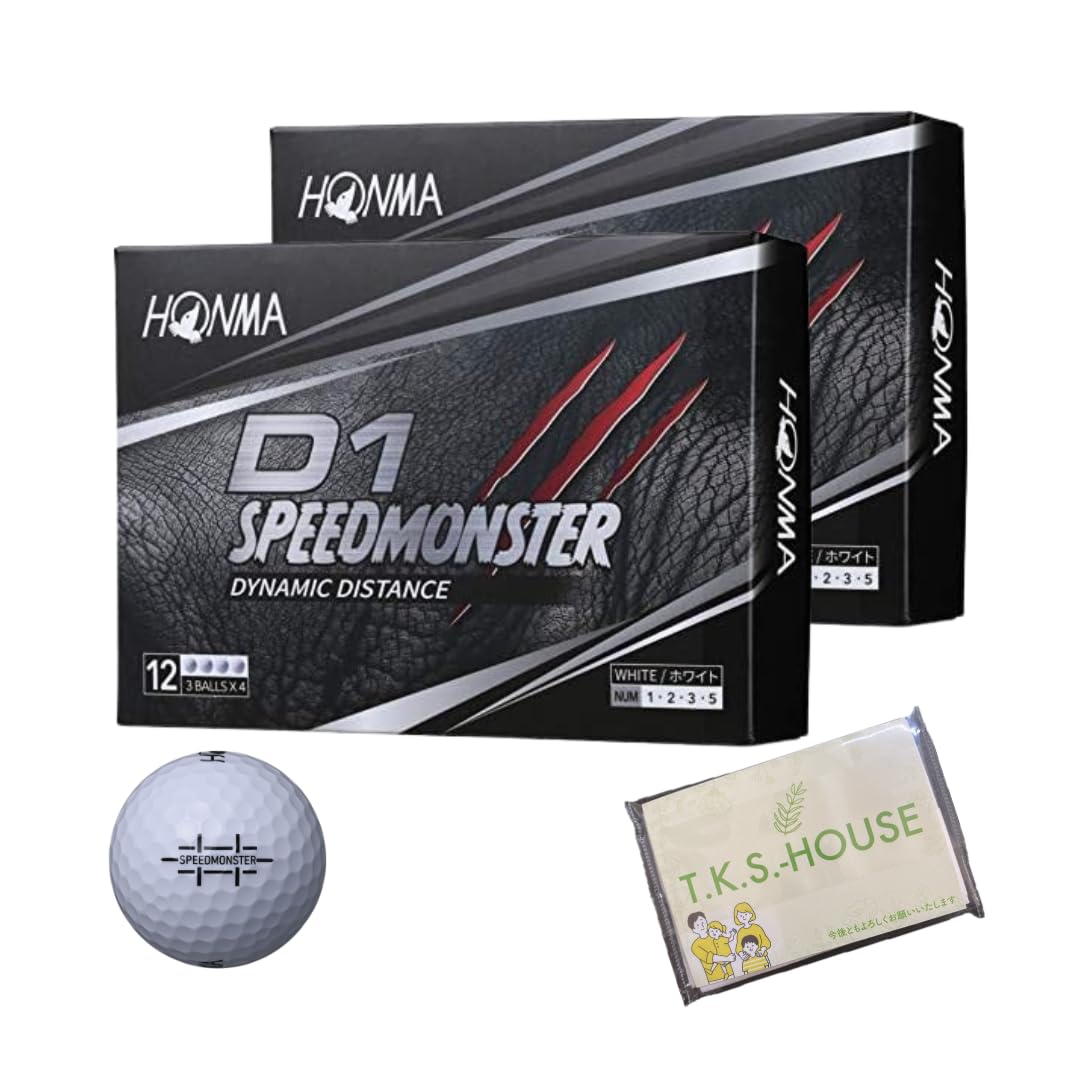 ホンマ　スピードモンスター　ホワイト　5ダース　ゴルフボール ホンマ スピードモンスター ホワイト 5ダース ゴルフボール Amazon