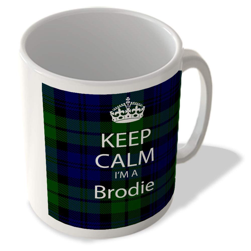 Keep Calm I'm a Brodie Scottish Clan Tartan - Mug9938
