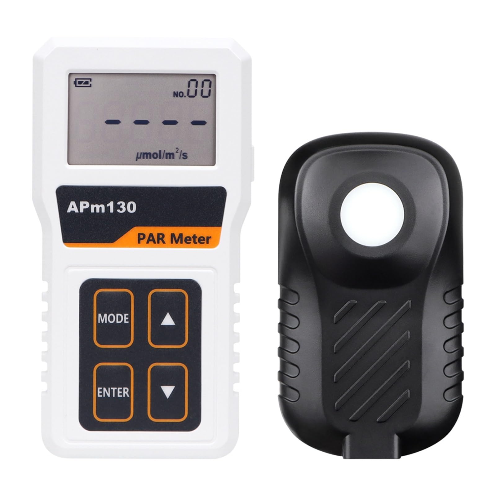 Digital Light Meter, APM130 PAR Meter High Precision Light Intensity Tester Digital Light Energy Meter PPFD Measurement for Plants Greenhouse