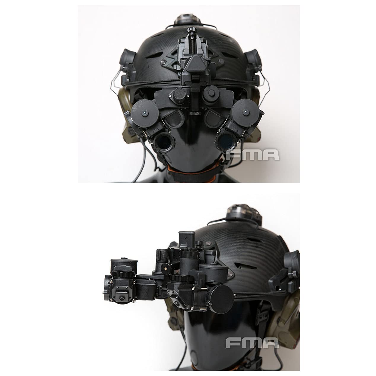FMA Lunettes de vision nocturne NVG Dummy PVS21 pour airsoft et paintball