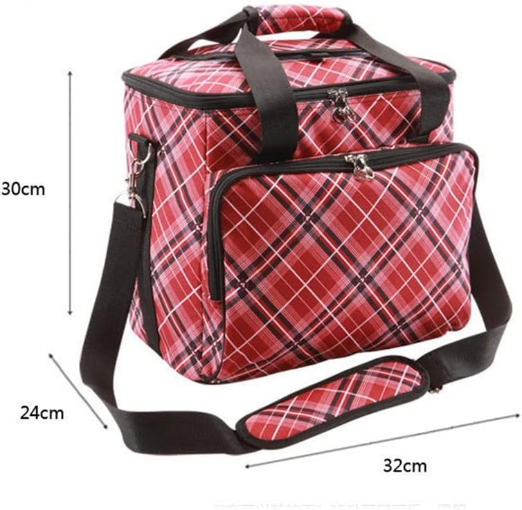 JSEIAJB Outdoor British Fashion Insulation Bag Insulation Bag Preservation Bag Ice Bag Ice Pack Insulation Box(D)