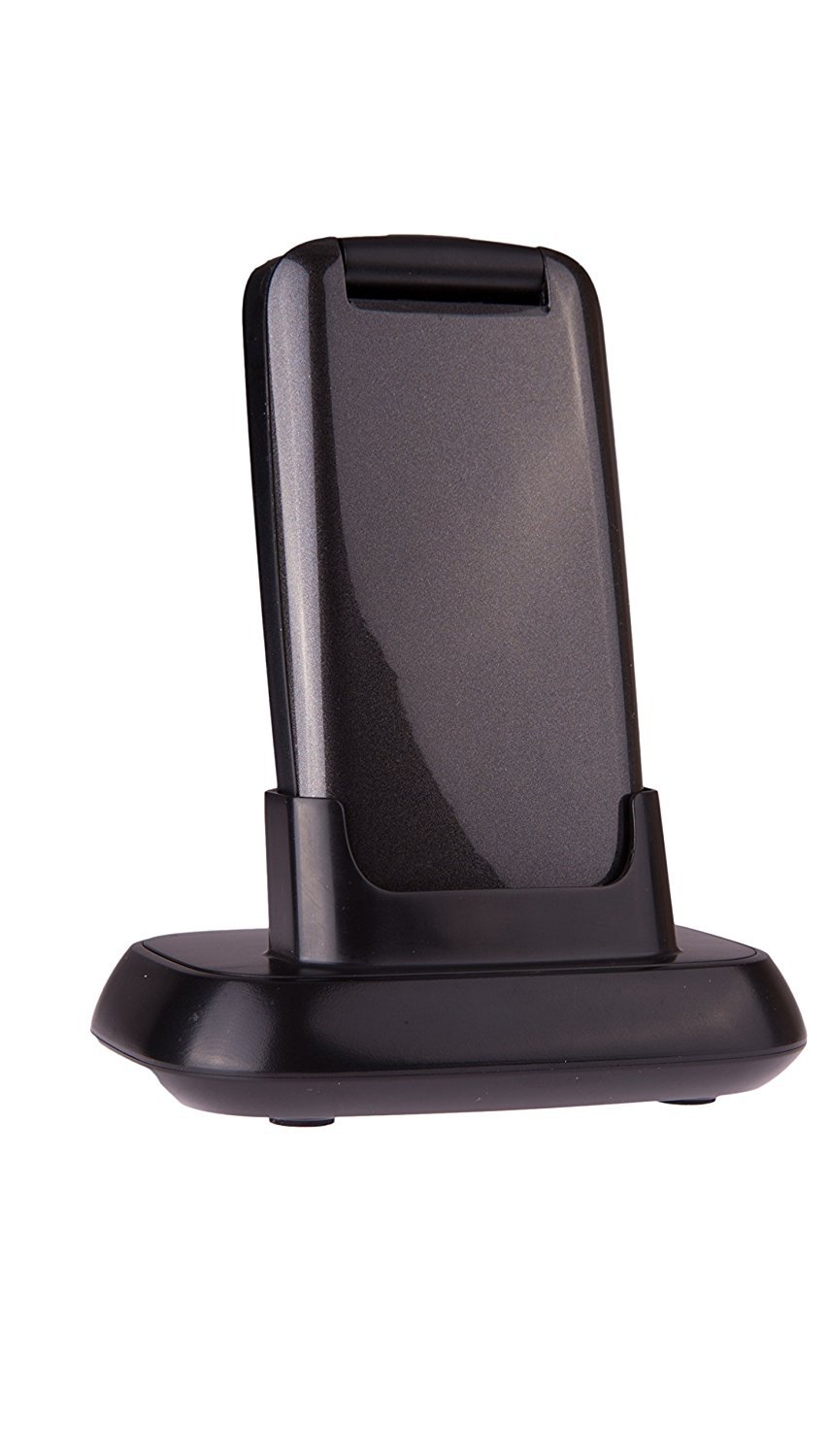 TTfone Star Big Button Flip Téléphone Portable Pay As You Go Gris