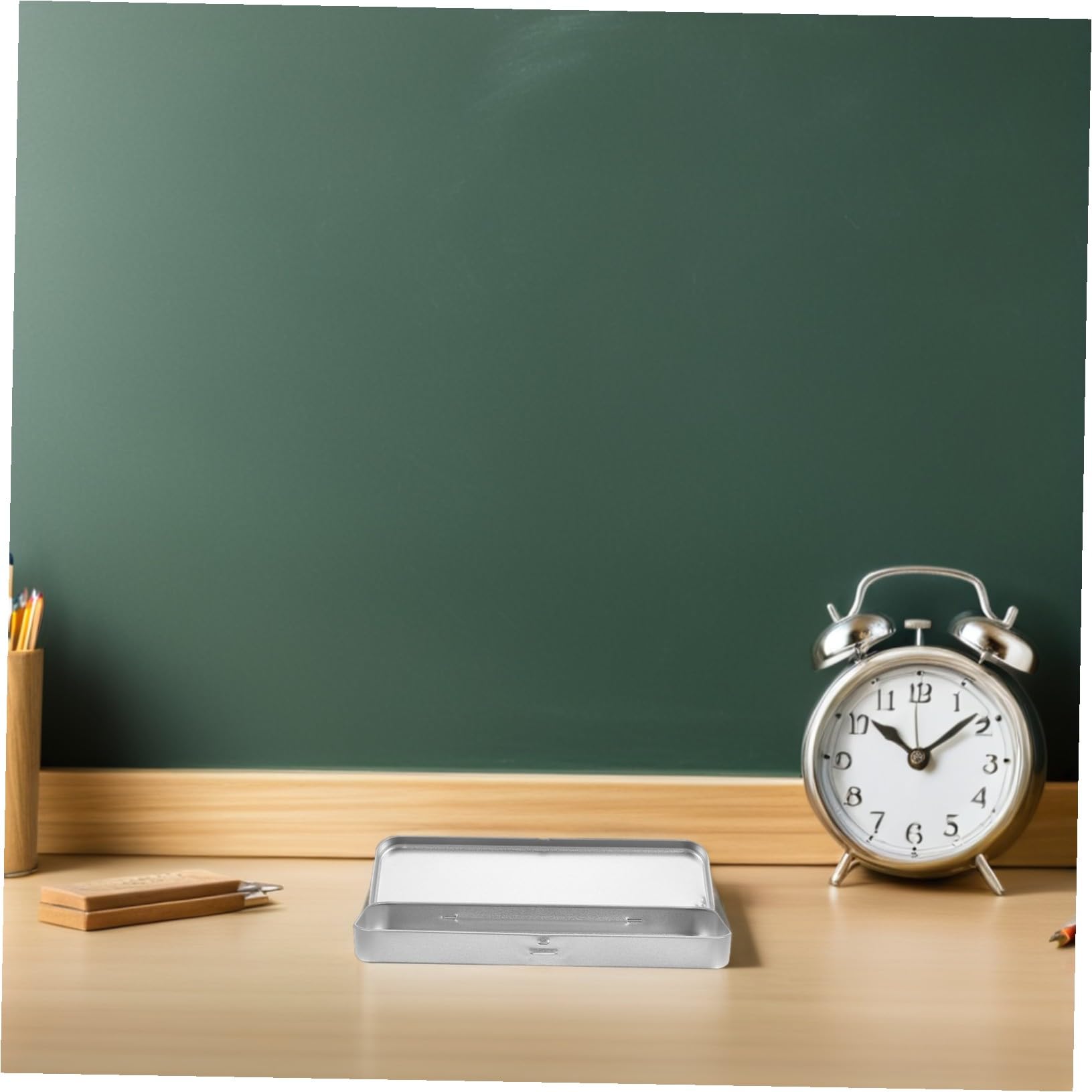 Mobestech 8 pezzi Scatola Portapenne Rettangolare in Metallo Organizer Singolo Astuccio Scuola Resistente e Protettivo per Cancelleria Design Moderno e Robusto