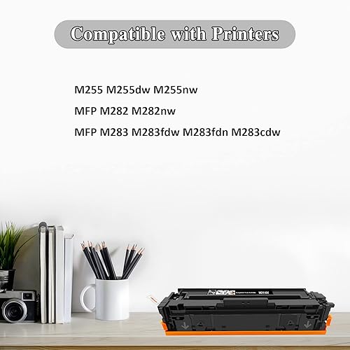 Miniatura 4 de TOPRINT Cartucho de tóner compatible con chip 206X W2110X negro 3150 páginas para impresoras HP Color LaserJet M255 M255dw M255nw MFP M282 M282nw