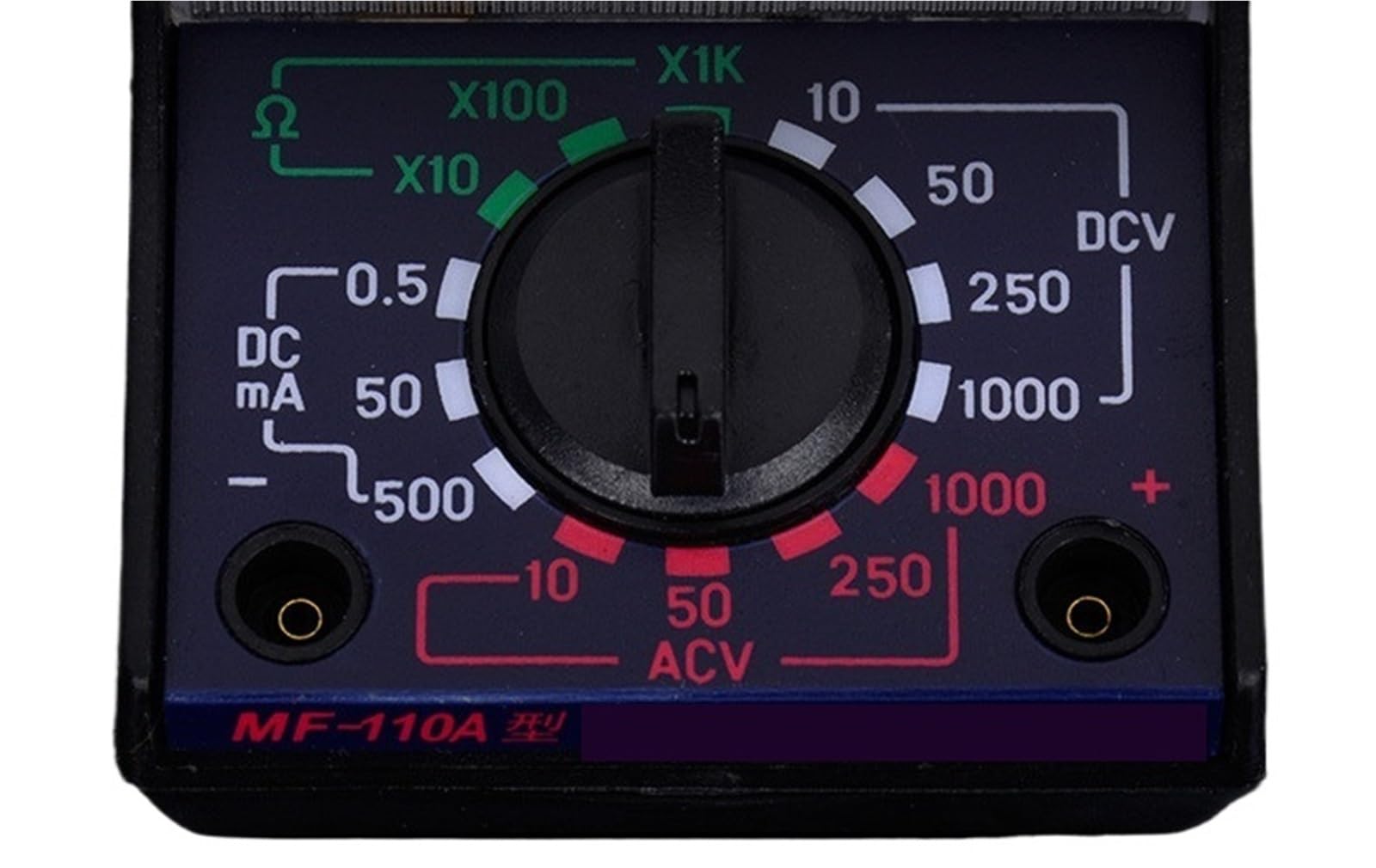 Multimetro analogico portatile a puntatore MF 110A Mini misuratore universale meccanico tascabile