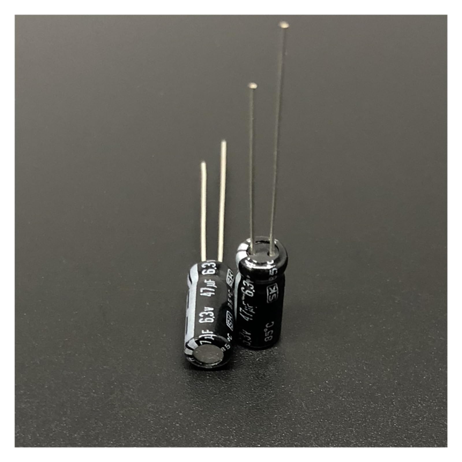 10 Stuks 47uF 63V Serie 6,3x11mm 63V47uF Audio Aluminium Elektrolytische Condensator