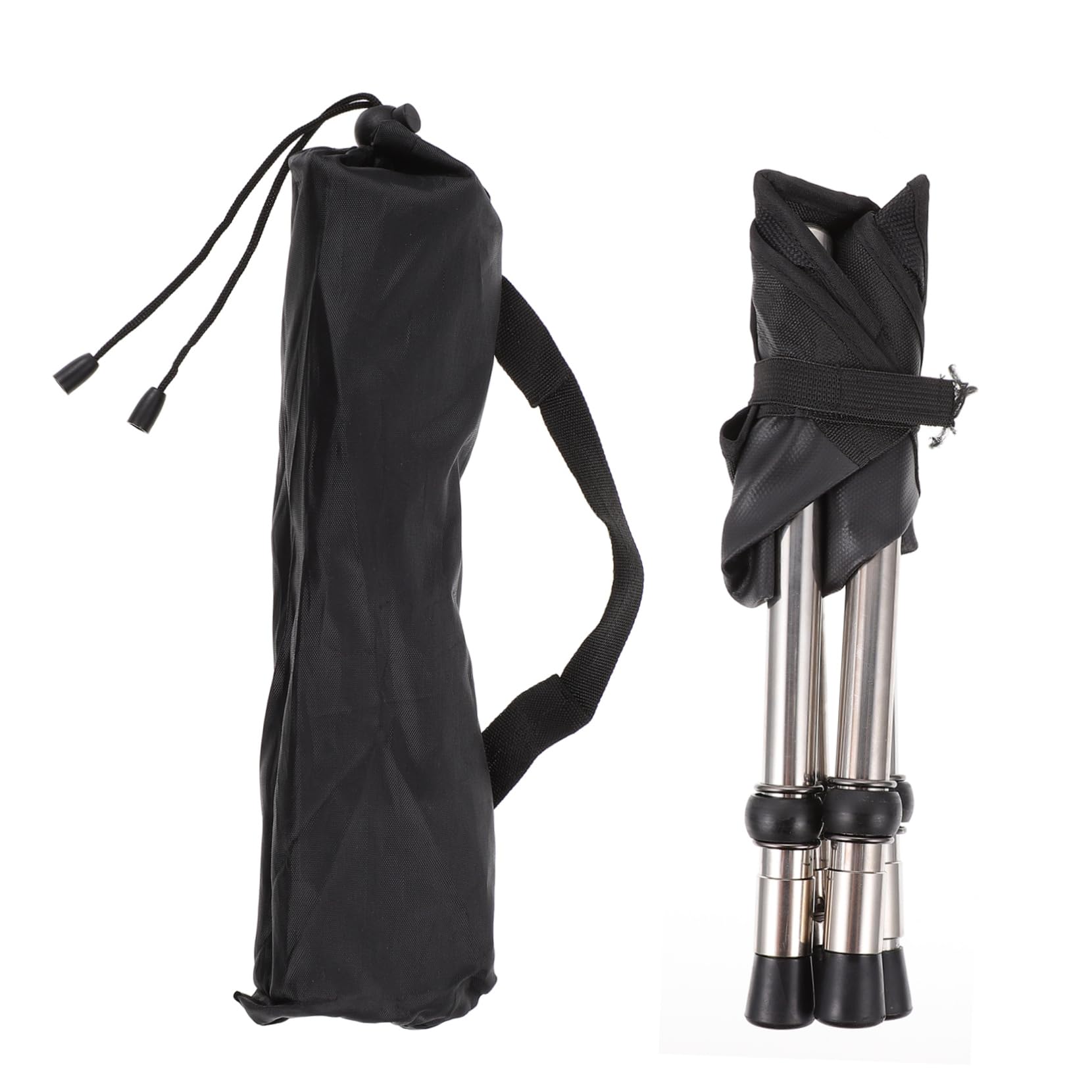 VICASKY 1Pc Outdoor Portable Folding Stool Stainless Steel Camping Chair Retractable Fishing Seat Lightweight Durable Design for Camping Festivals Sports Events and More