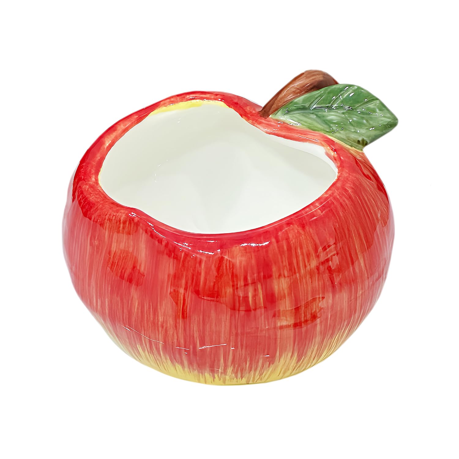 Sizikato Cute Apple Shape Porcelain Paper Clip Holder