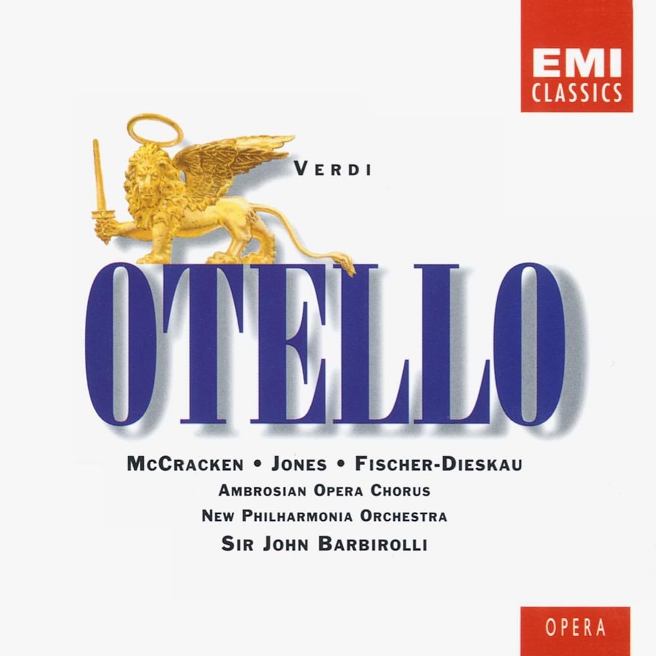 "Giuseppe Verdi: Otello Complete Opera set Gwyneth Jones, James McCracken, Sir John Barbirolli conductor "