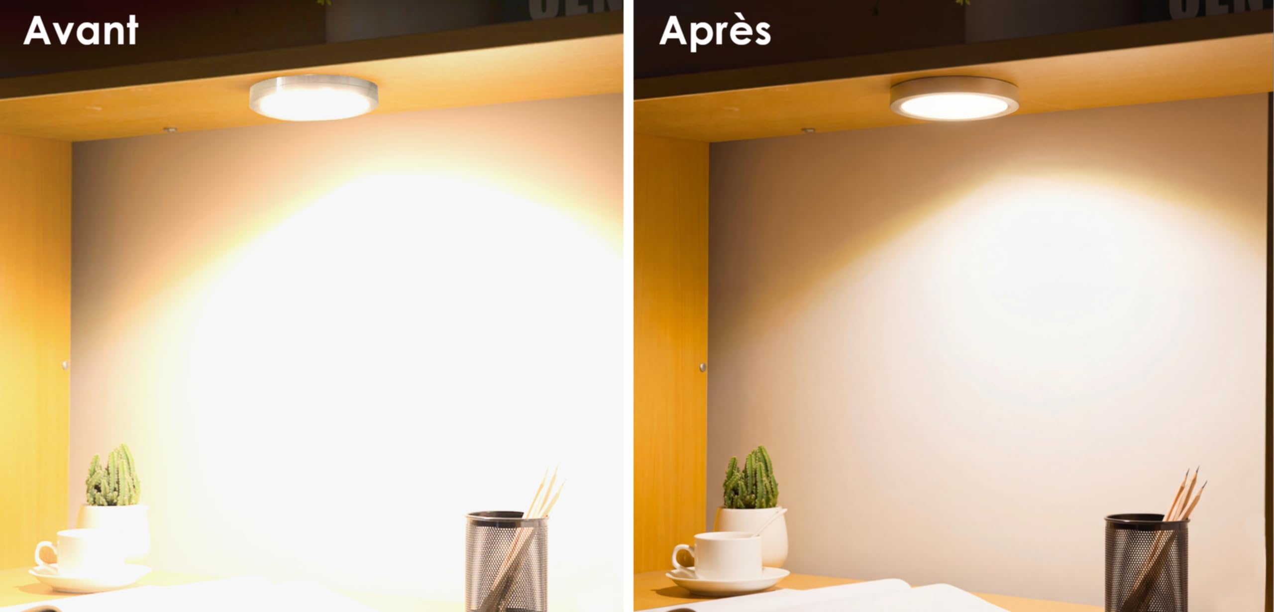 KROPP Films de Gradation Autocollants pour Lampes LED, Filtre Gris ND 299, atténuation Lumineuse, ⌀ 40 mm, 9 pièces