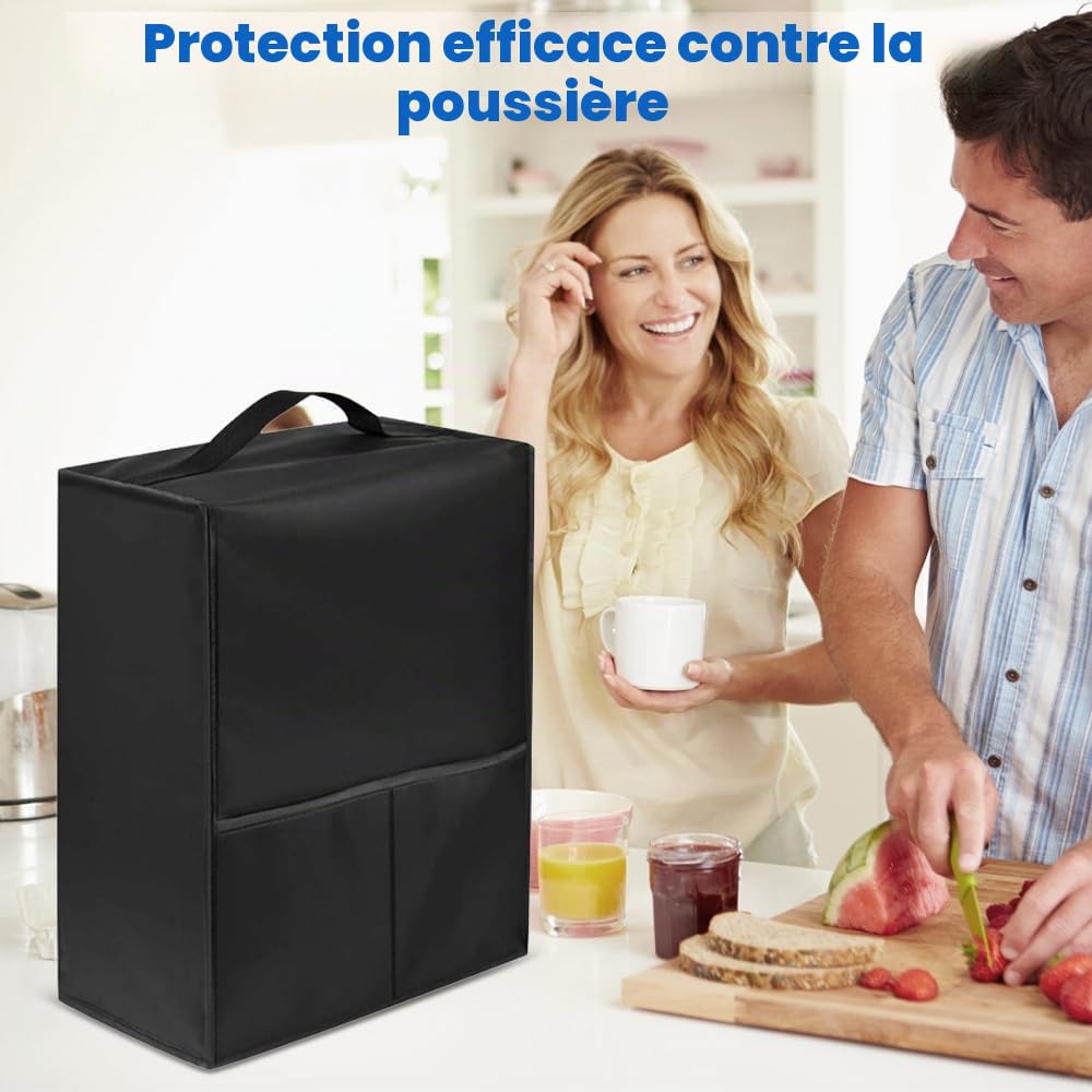 Housse pour Ninja SLUSHi Machine à Boissons Glacées, Couvercle de Machine à Slushie, Imperméable Et Anti-Poussière, pour Machine Ninja SLUSHi FS301EU et KLAMER Slush Machine(48 x 20 x 43 cm)