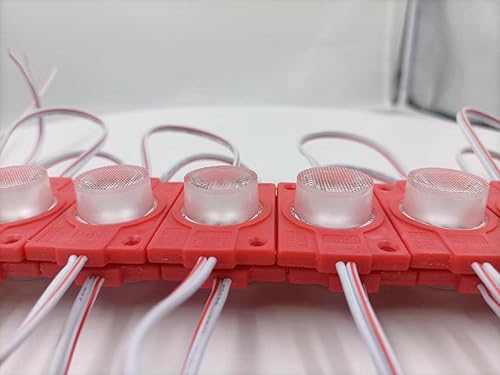 Miniatura 2 de Módulo de 12V LED con lente para caja de luz 2.0W color rojo emisor con fuente de alimentación