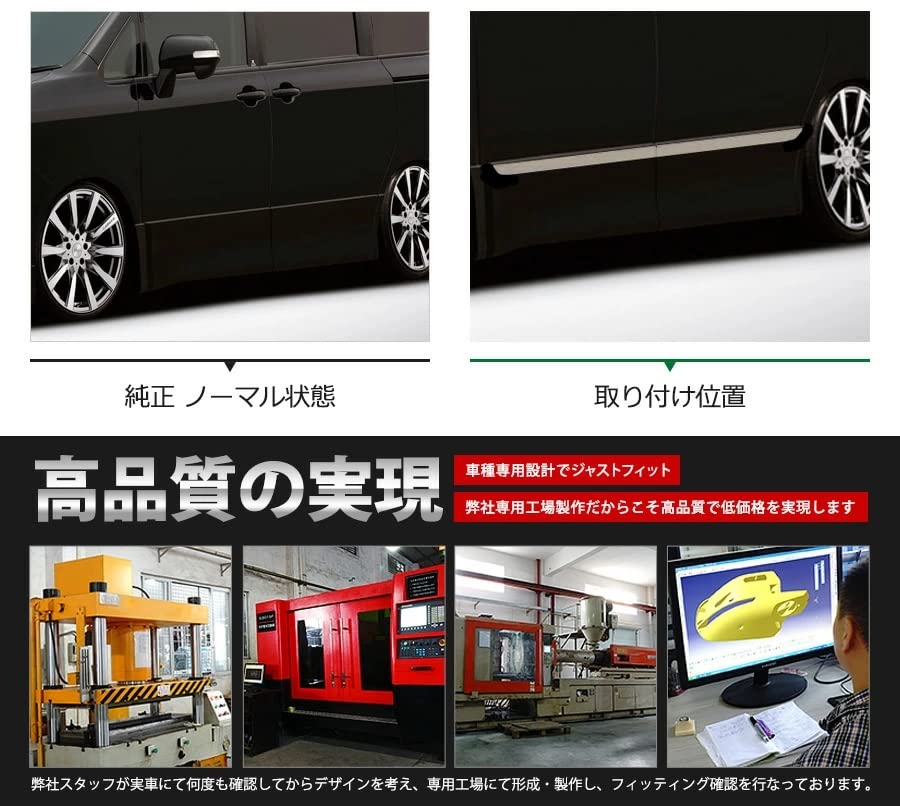 Amazon | BM トヨタ ノア ヴォクシー 70系 前期 Z/ZX用 サイドドア