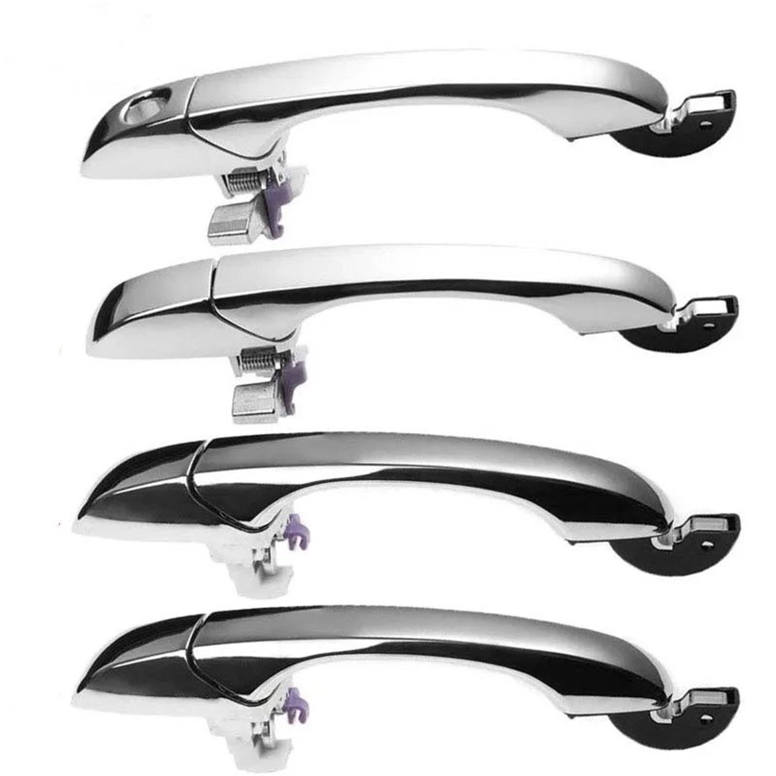 Punxdda Car Exterior Door Handle for Chrysler 300 300C 2005-2010 for Dodge Magnum 2005-2008 4589009AG 5065801AG 5065800AG FL FR for RL RR Outer Exterior Door Handl(4PCS)