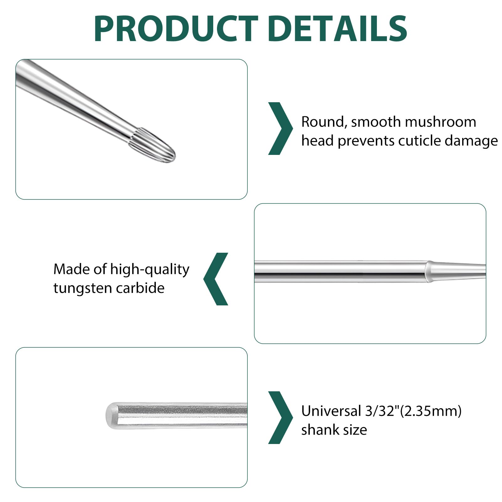 Cuticle Drill Bit - Image 3
