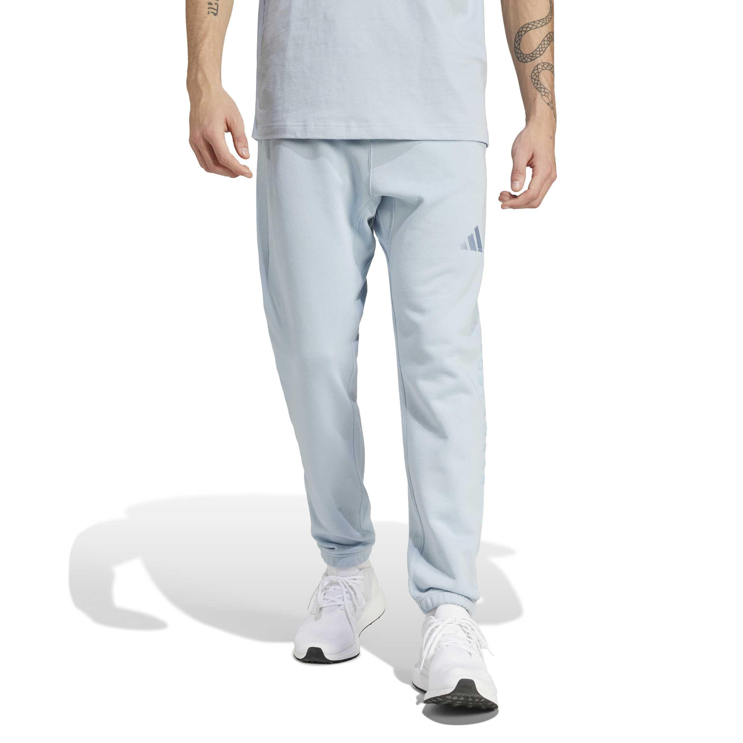 Mens All Season Fleece Joggers Casual - Blue