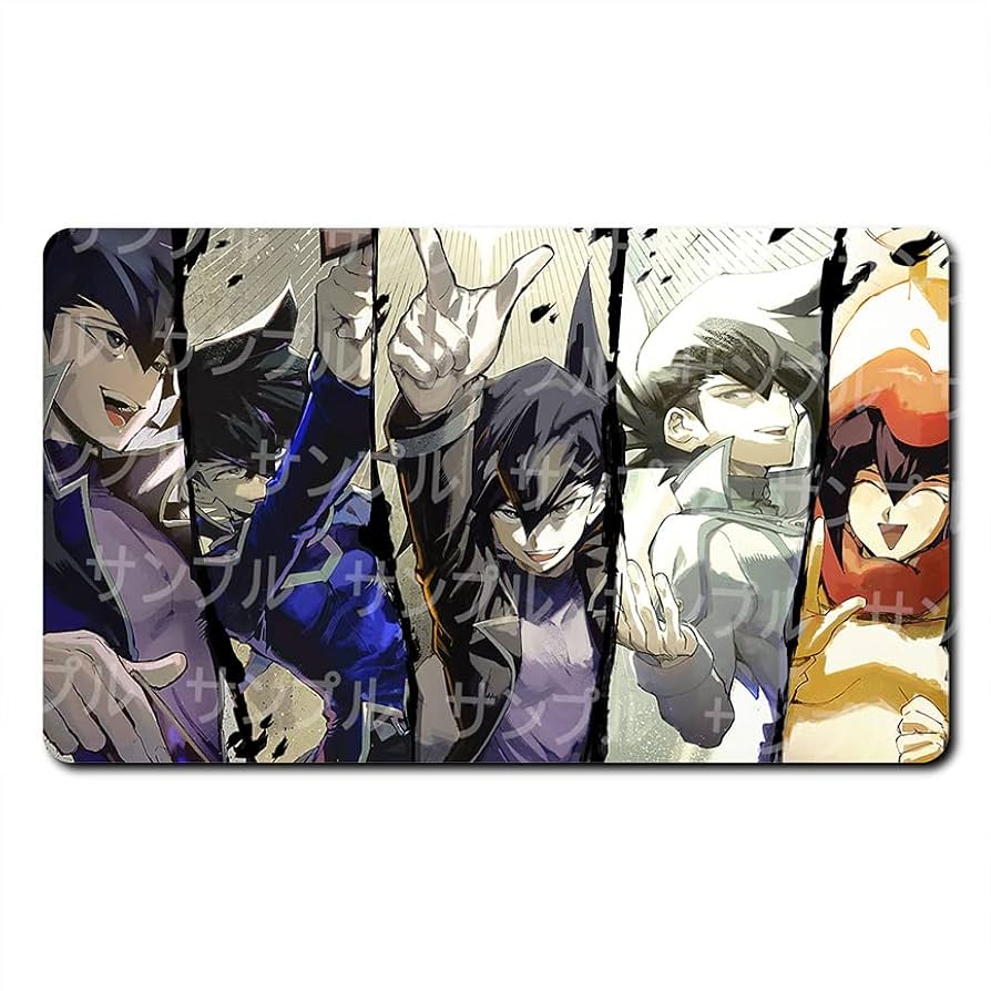 遊戯王GX プレイマット　エド　ヨハン　丸藤亮　万丈目　十代　タロット風 遊戯王GX プレイマット エド ヨハン 丸藤亮 万丈目 十代