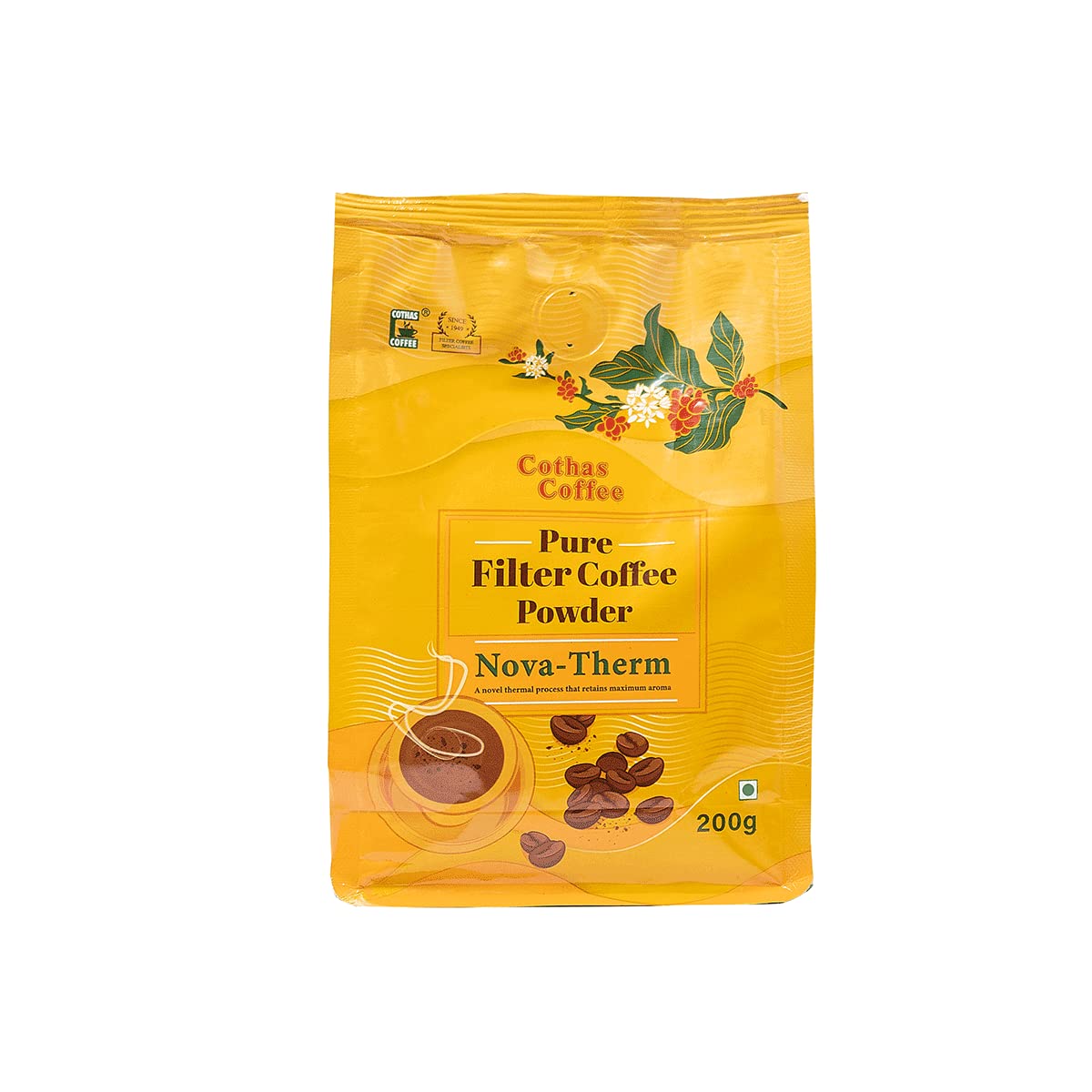 Cothas NovaTherm Pure Filter Coffee Powder (200G) Amazon.in