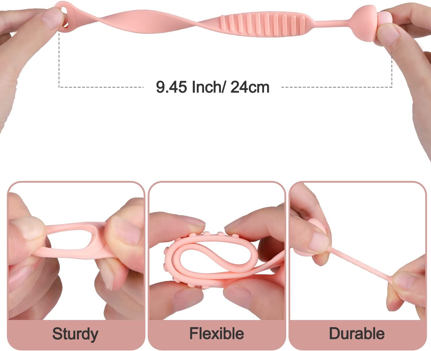 SAKRIMAL Silicone Toilet Seat Lifter,Avoid Touching Toilet Cover, Resusable and Washable Toilet Seat Lifter Avoid Direct Contact with Cover & Seat (2) 2