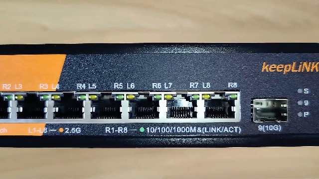Amazon.co.jp: keepLiNK 8ポート2.5Gbps PoEハブ 8 x PoE対応 全体最大