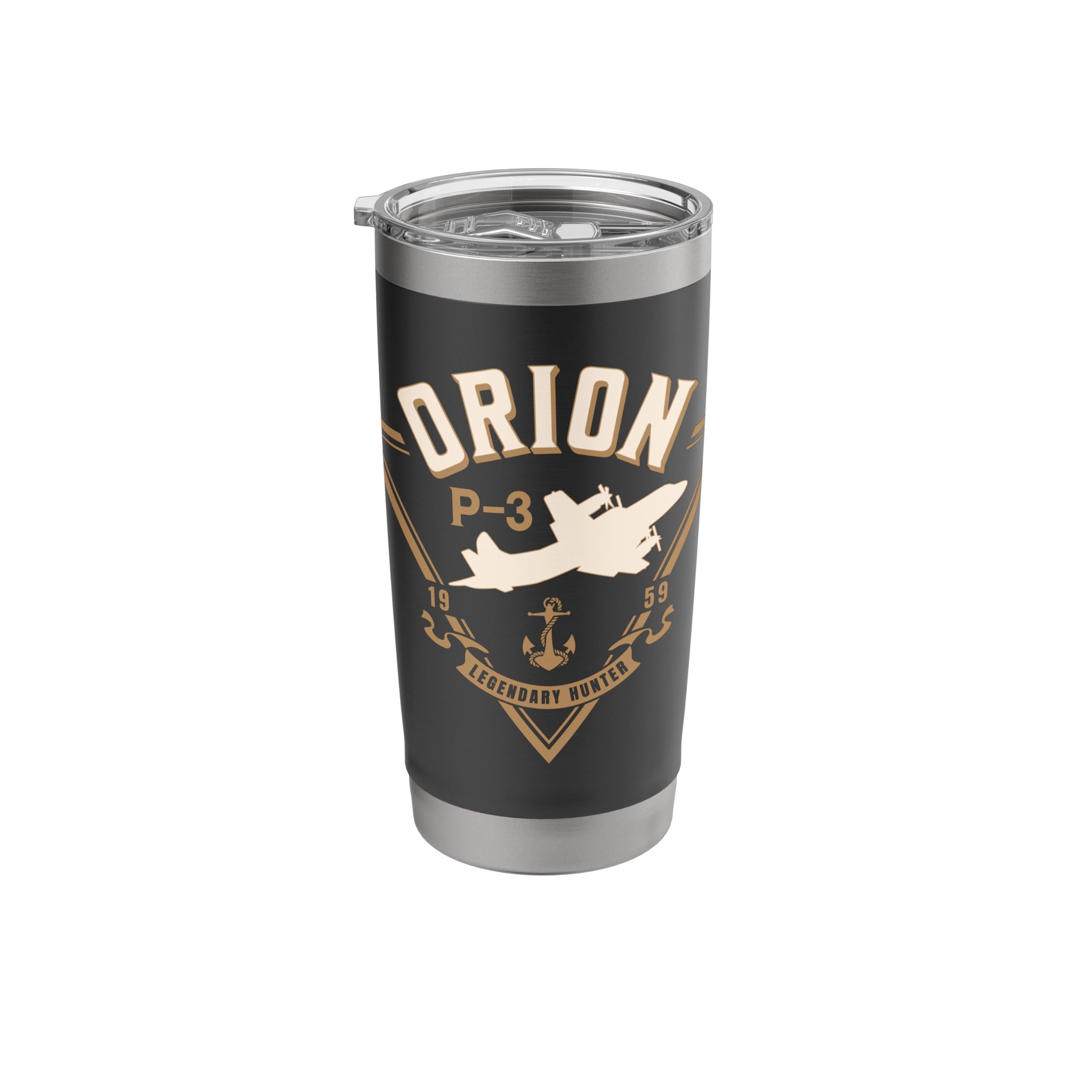 P-3 Orion Anti-Submarine Warfare Naval Patrol Aircraft Stainless Steel Insulated Tumbler