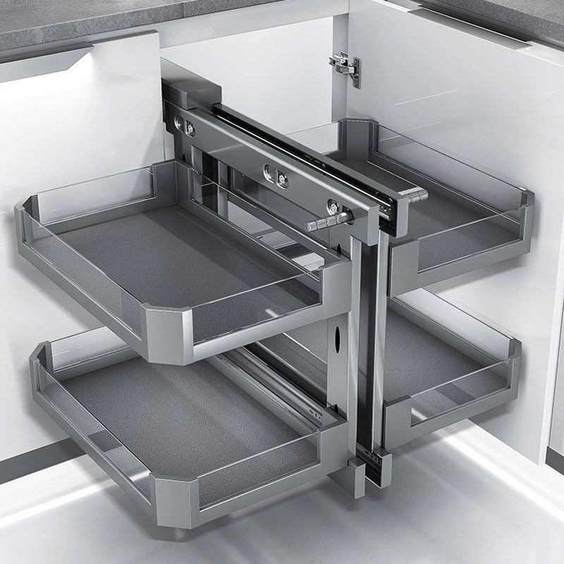 Meuble d'angle de cuisine robuste pour store coulissant max 25kg