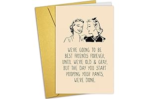 Funny Birthday Card for a Best Friend