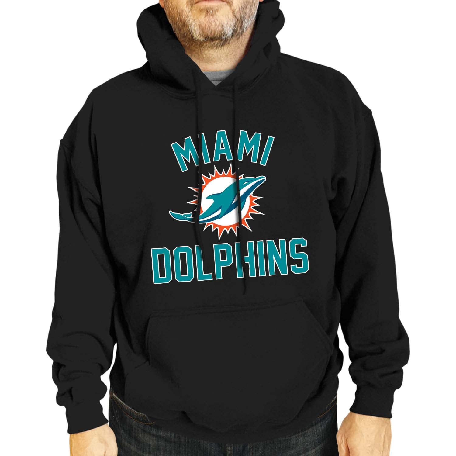 NFL Adult Gameday Hooded Sweatshirt - Poly Fleece Cotton Blend - Stay Warm and Represent Your Team in Style
