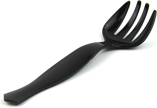 Miniatura 8 de Paquete de 30 cucharas de 10 x 9 pulgadas, 10 tenedores de 9 pulgadas, combo de pinzas de 10 x 9 pulgadas, juego de utensilios de plástico