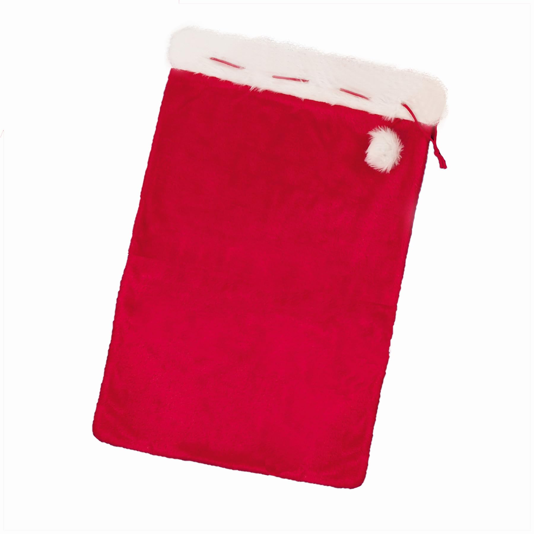 Widdle Gifts Red Jumbo Deluxe White 90Cm X 60Cm Christmas Sack