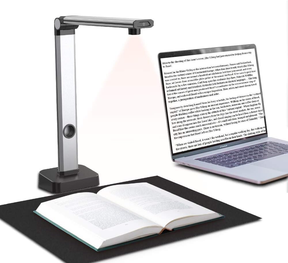 JOYUSING Scanner de documents HD 14 MP, format de capture A3, OCR