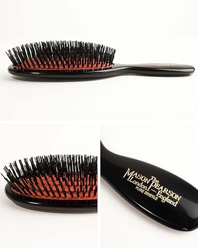 Miniatura 5 de Mason Pearson Cerdas de bolsillo de jabalí puro blanco