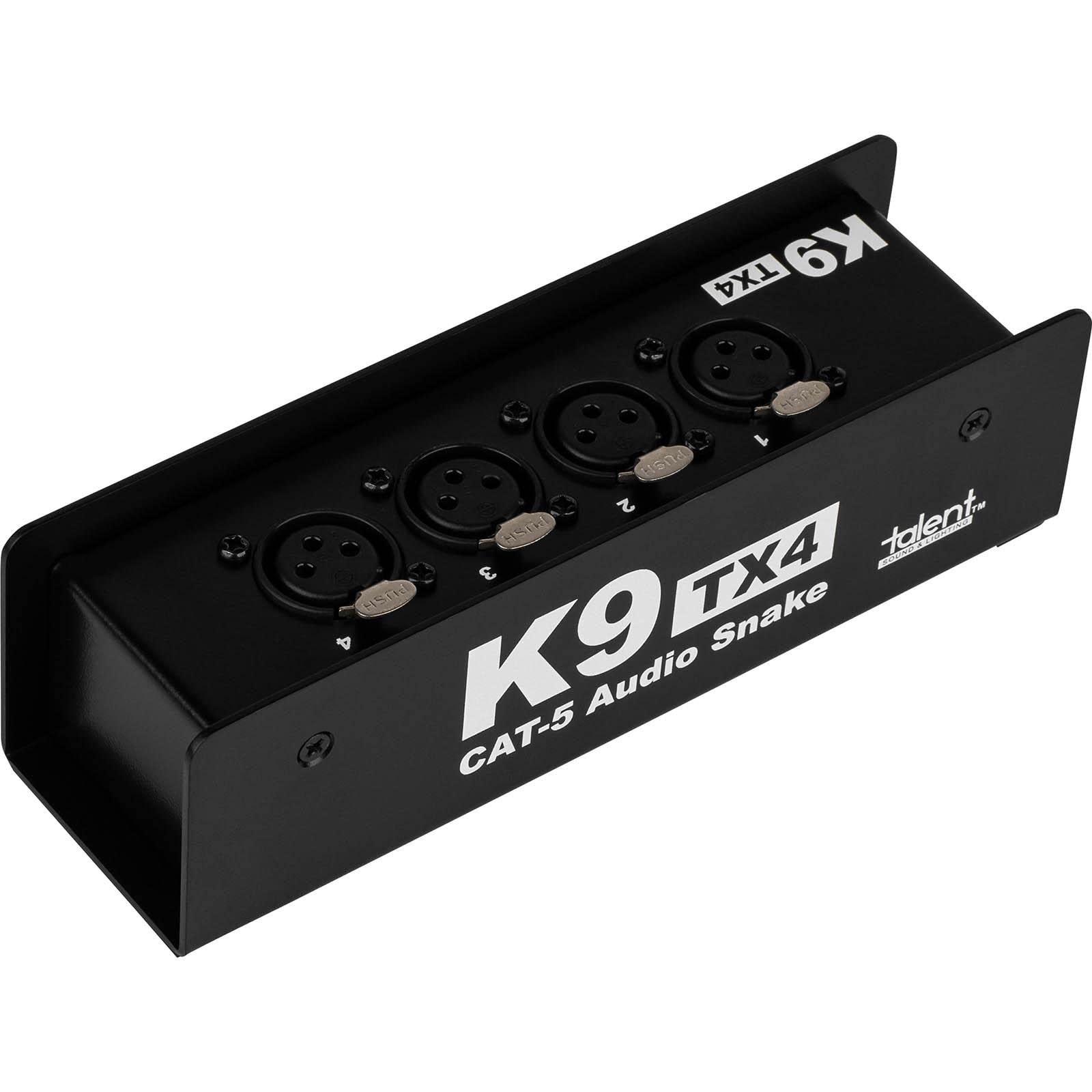 Amazon.com: Talent K9-TX4 4 Channel Cat5 XLR Audio Snake Box