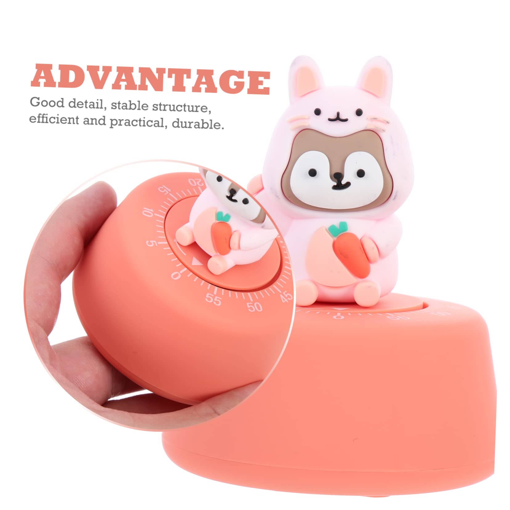 Amosfun 2 Pezzi Conto Alla Rovescia Da Cucina Timer Da Cucina Timer Conto Alla Rovescia Tempo Di Promemoria Animale Del Fumetto Carino Da a Orologio Meccanico Di