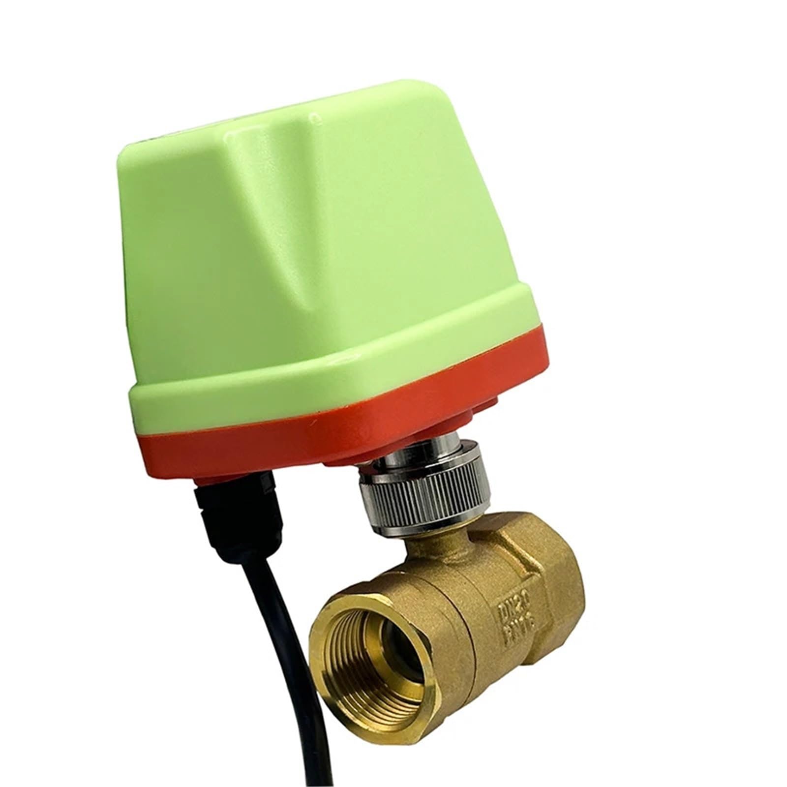 Valvola a sfera motorizzata impermeabile IP65 da 1/2", 3/4", 1", 2", valvola a sfera in ottone a 3 fili e 2 controlli, motore in metallo Big Tq(1/2",24VDC_CR03)