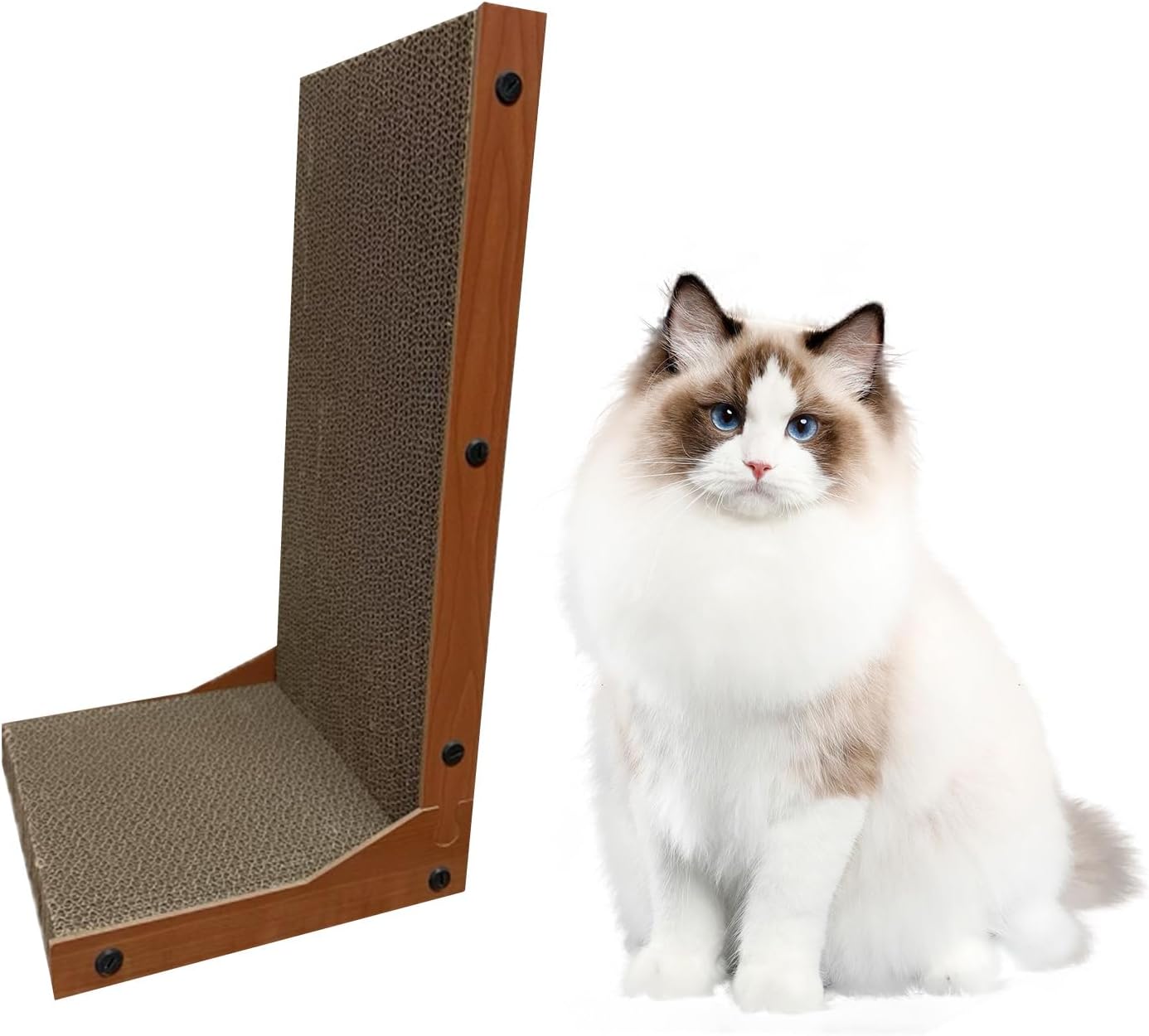 L Shape Cat Scratcher, Cat Scratchers for Indoor Cats