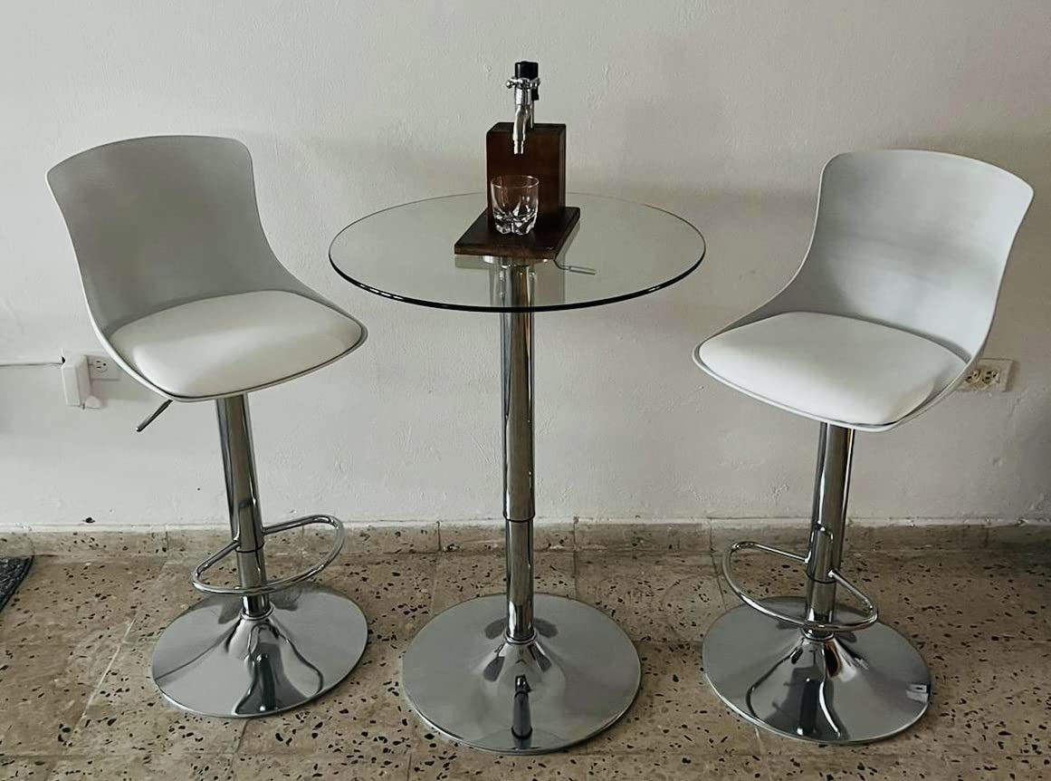 32/mo Finance Sidanli Black Bar StoolsSet of 2, Seat Height