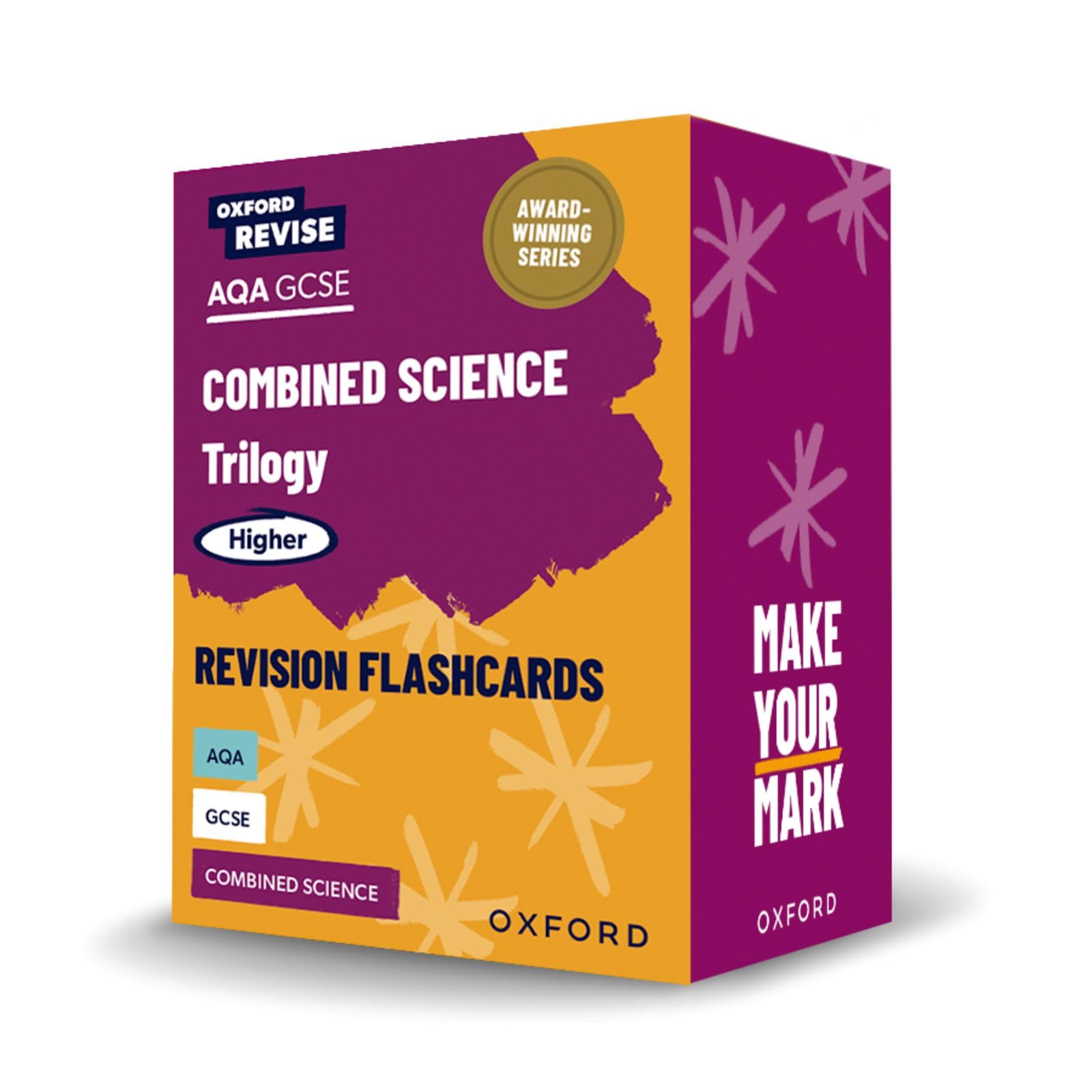 AQA GCSE Combined Science Trilogy Higher Revision Flashcards: For the 2027 Exams (Oxford Revise: Science)
