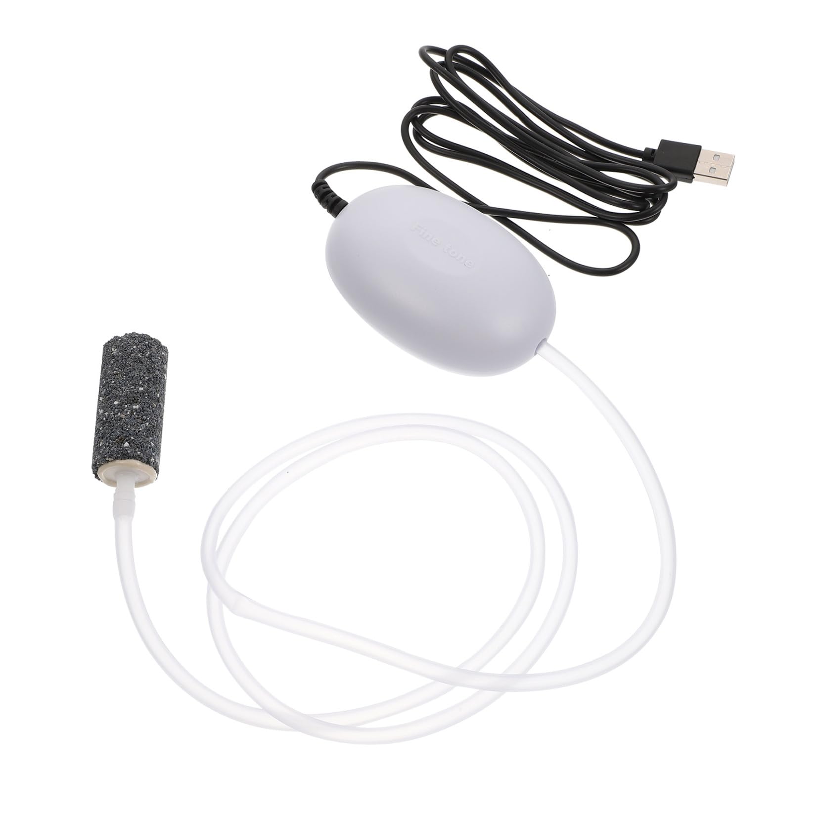 Sosoport Bomba de oxigeno USB Bomba de Aire USB para pecera Bomba de Aire para pecera Auto Aireador de Bomba de Aire del Tanque de Peces de Accesorio para AbS
