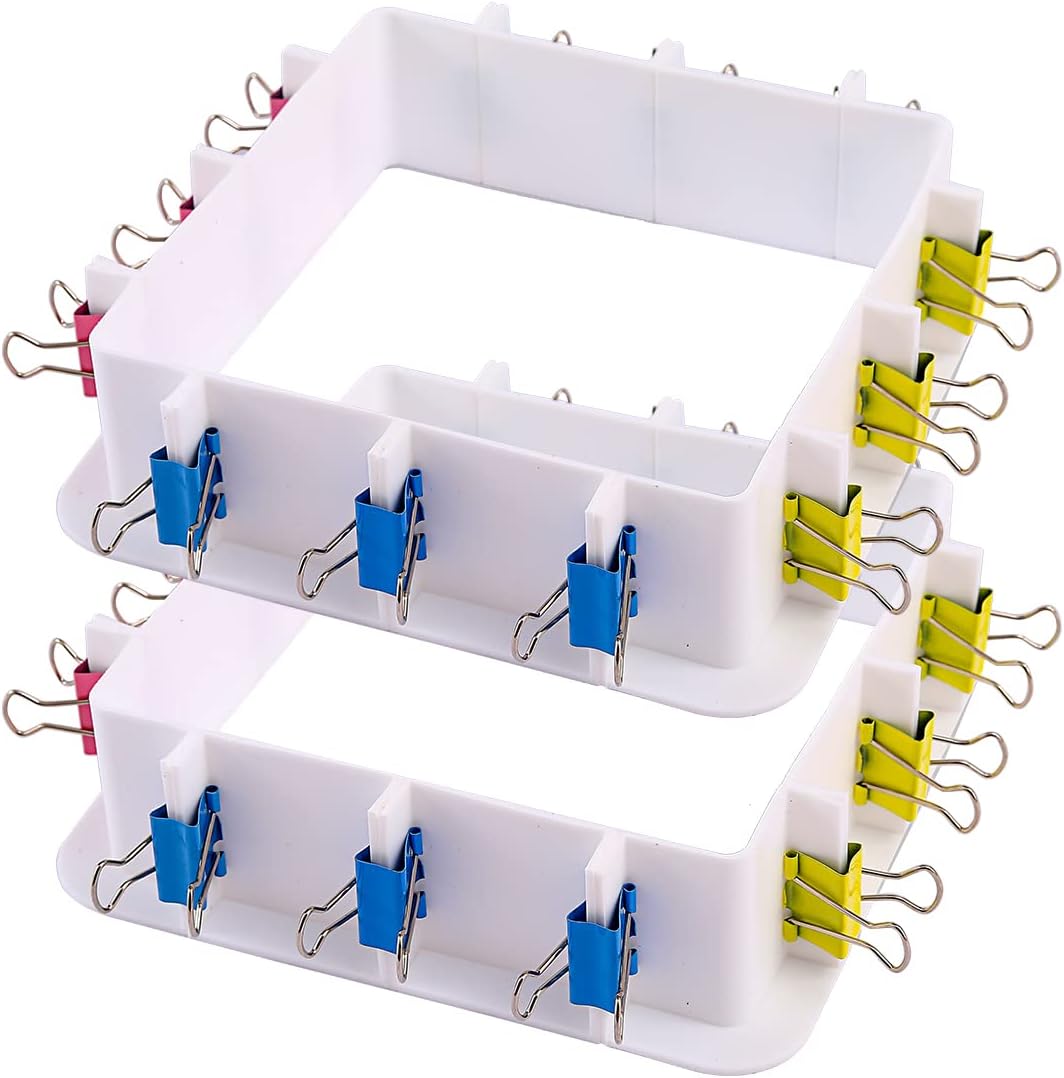 2 PCS Adjustable Mold Housing for Silicone Mold Making Kit , Mold