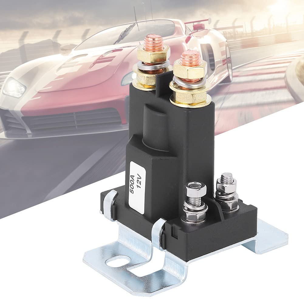 Relè di Avviamento Automatico 500A 12V, Interruttore di Isolamento per Batteria Auto, Interruttore di Alimentazione