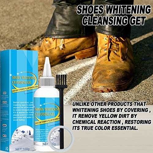 SimpleTec Shoes Whitening Cleansing Gel, White Shoe Cleaner, Fast
