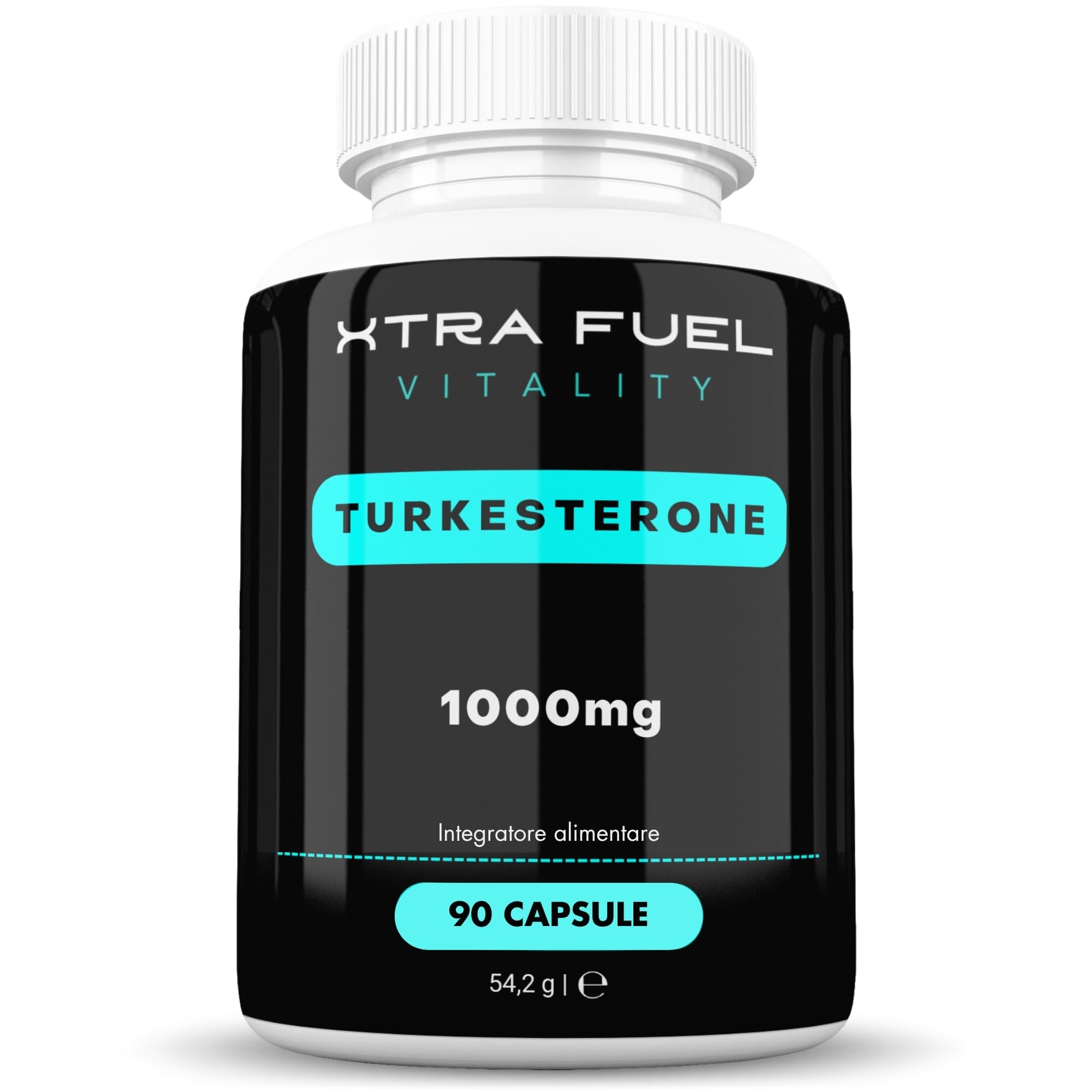 Premium Turk. Capsule - 1000 mg di dose giornaliera - 90 capsule (dose elevata) - Estratto naturale e testato in laboratorio - Popolare per il bodybuilding e l'allenamento con i pesi