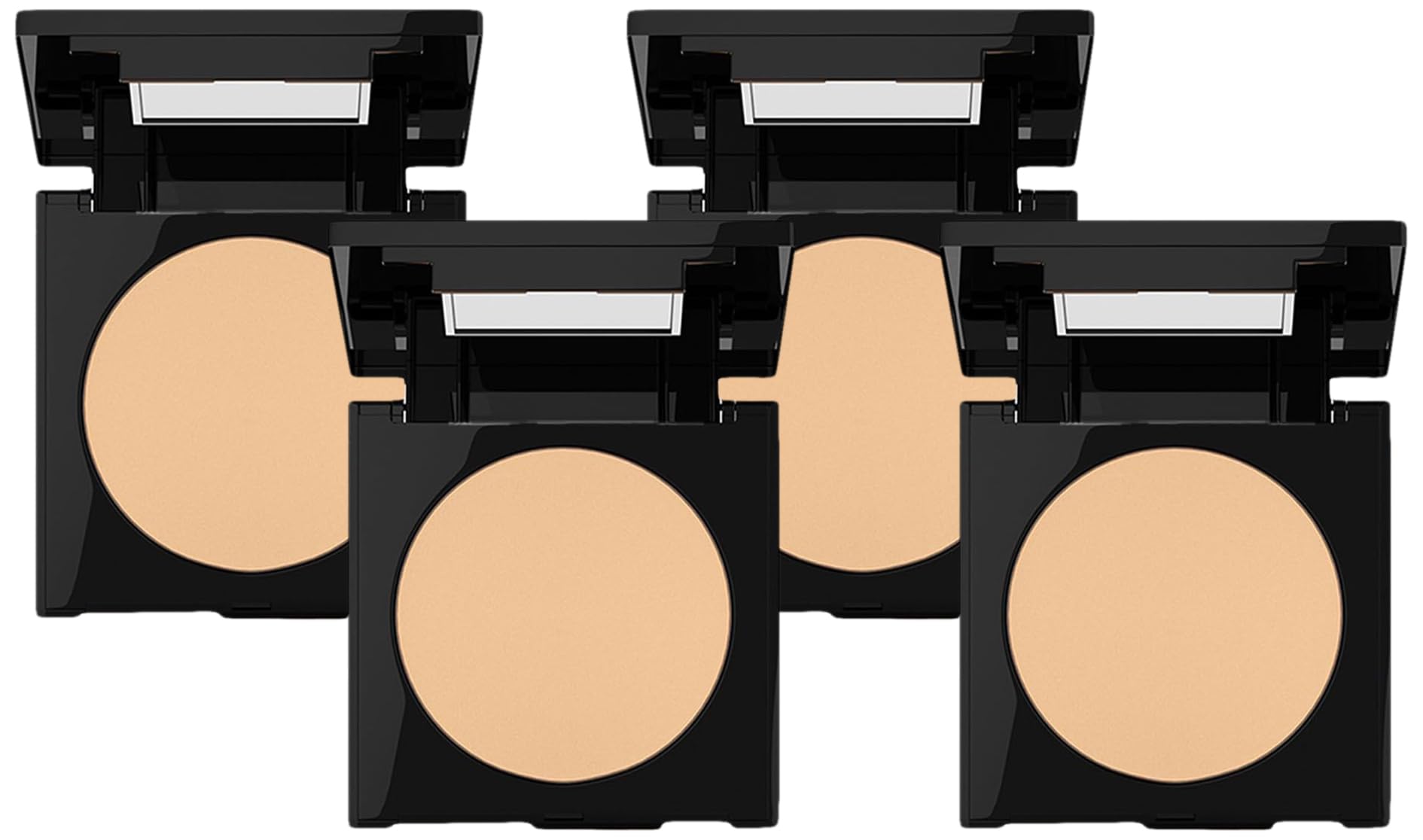 MAYBELLINEFit Me Matte + Poreless Pressed Face Powder Makeup, Pure Beige, 1 Count (Pack of 4)