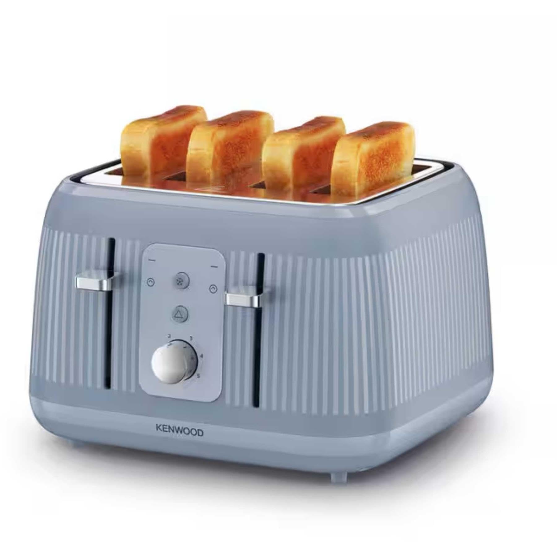 Kenwood 4 Slice Toaster - Blue - Defrost Function - High Lift