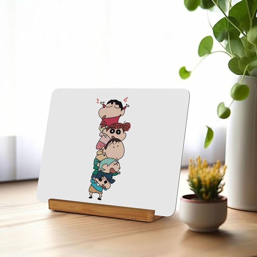 しんちゃん イラスト 複製原画　額縁　木製フレーム Amazon.co.jp: アートパネル クレヨンしんちゃん ポスター