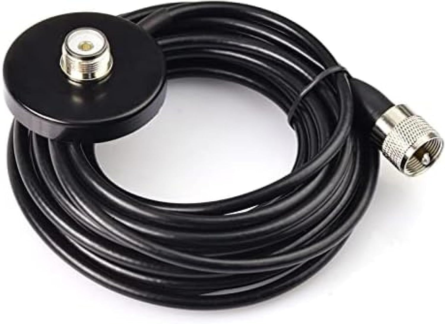 Antenna radio omnidirezionale a doppia banda VHF UHF con base magnetica per comunicazioni affidabili