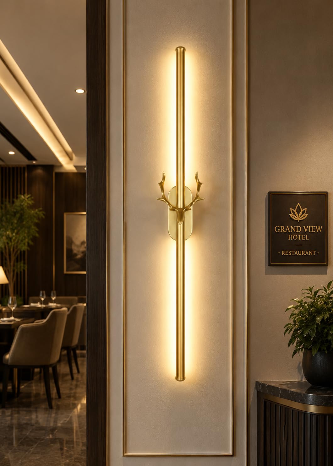 Modern LED Wall Light for Home Decoration Luxury Gold Designer Wall Lamp for Living Room, Bedroom, Hallway & Staircase Decorative Indoor Wall Mounted Sconce Light (GD-ST-2191)-image-46